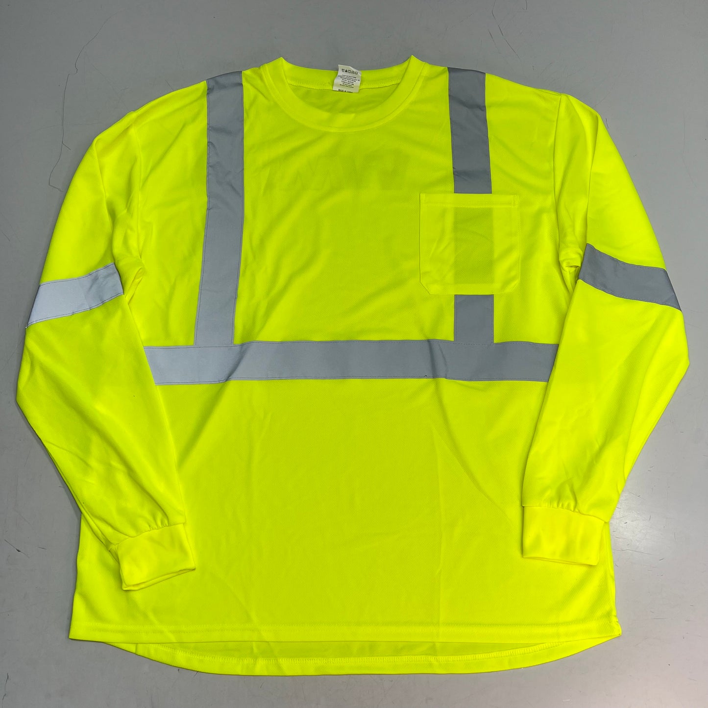 FORESTER (2 PACK) Long Sleeve Hi Visibility Shirt "WM" Logo Men's Sz 5X Yellow