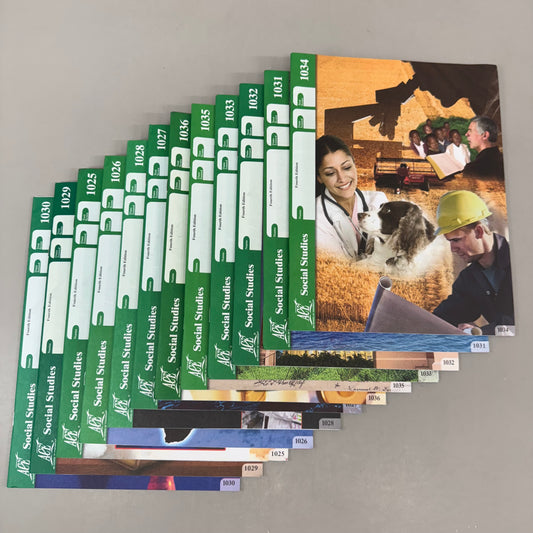 ACE PACES (12 Pack) Grade 3 Social Studies 1025-1036 (Fourth Edition) Homeschool 40652339