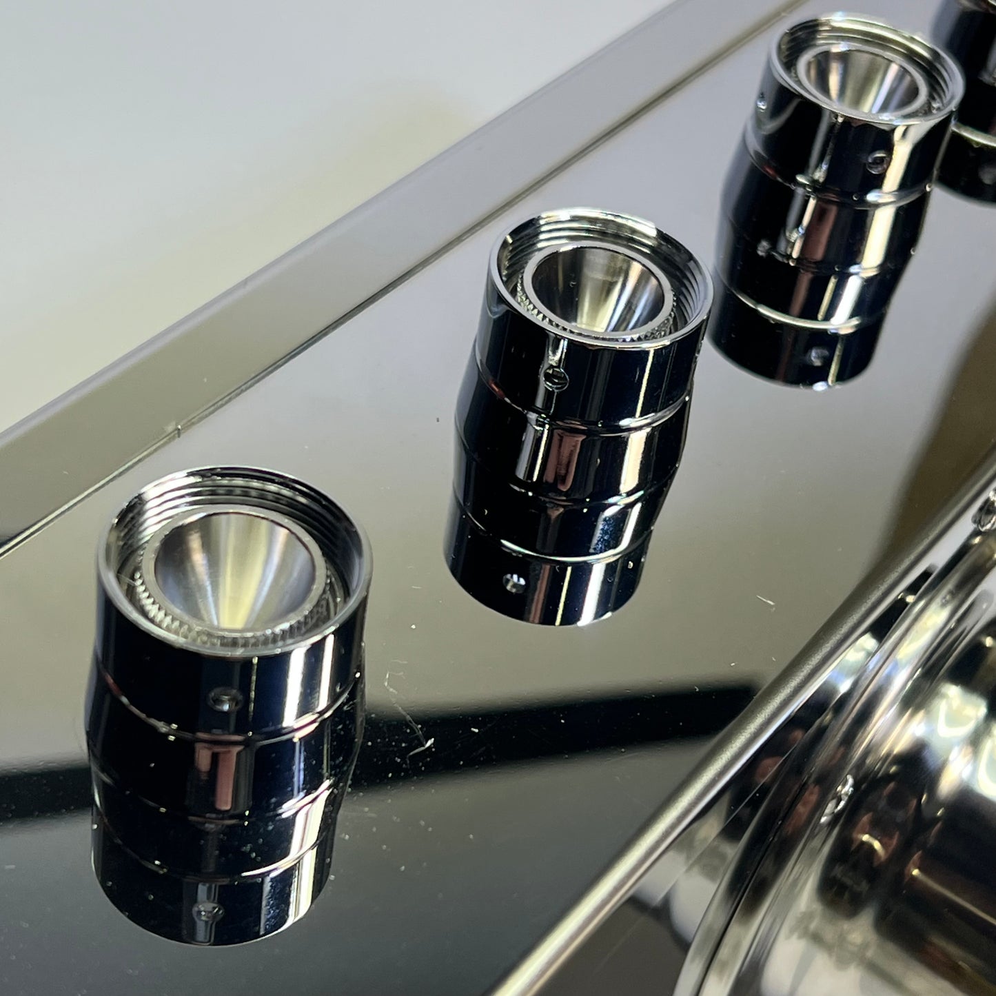 TALOS Stainless Steel 4-Tap Beer Tower W/ Column Chrome/Black 178TOWERQUAD