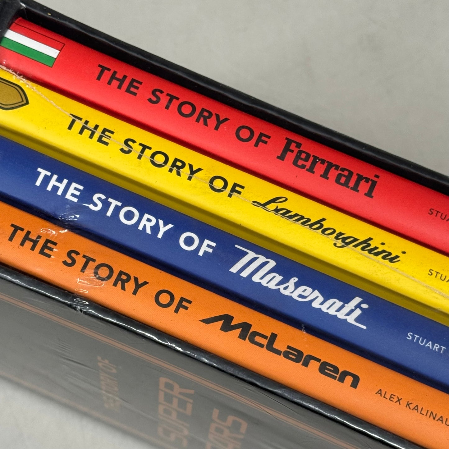 WELBECK The Story of Supercars a Tribute to Four Automotive Icons (the Story of Cars) Alex Kalinauckas & Stuart Codling Hardcover Box Set