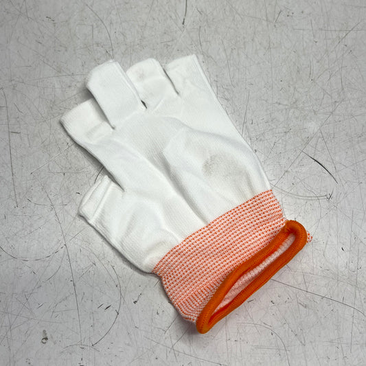 PURUS INTERNATIONAL (20 PAIRS) Pure Touch Glove Liners Unisex Sz M Orange 1095
