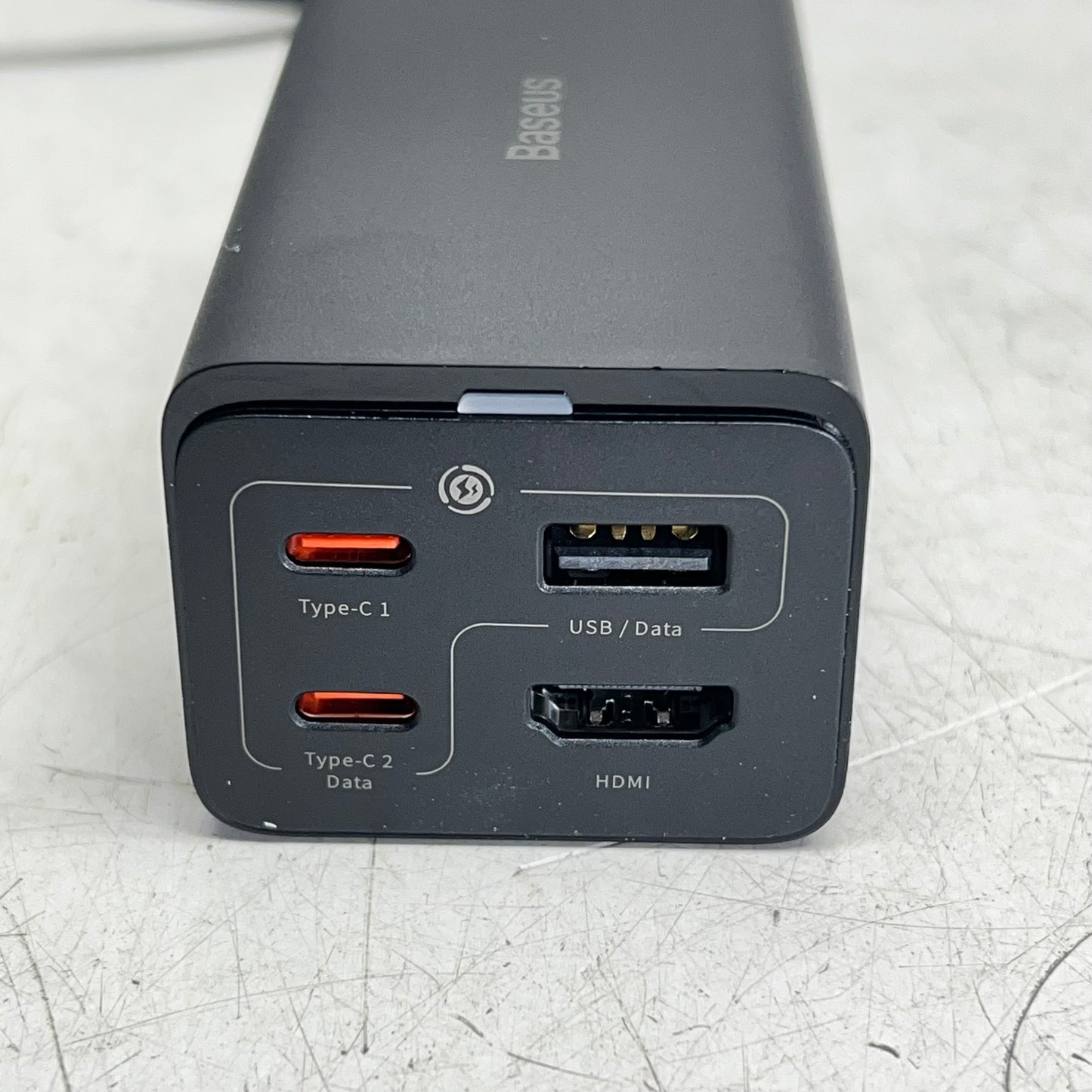 BASEUS Gan5 4 Ports Universal Charging Station  67W PD High Speed Blk CCGP110101