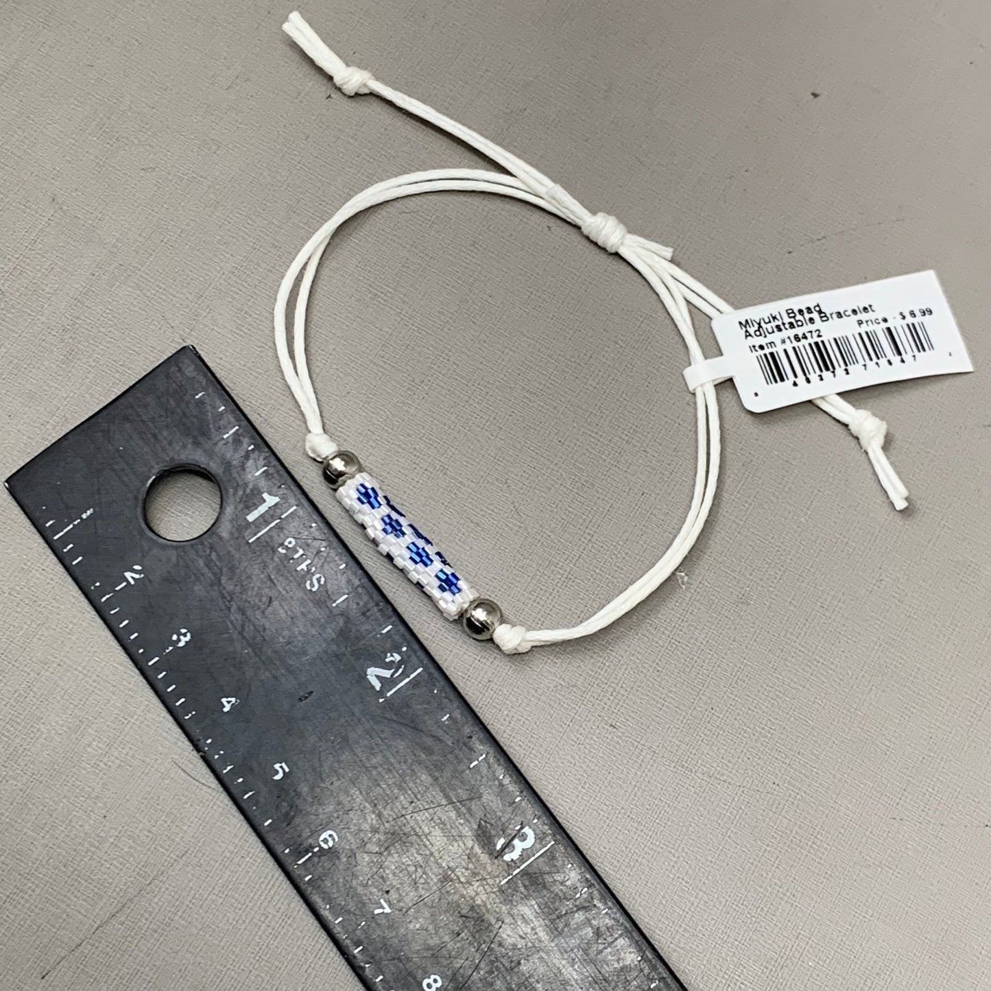 ZA@ UNKOWN BRAND (60 PACK) Miyuki Bead Adjustable Bracelets W/ Display Assorted Designs  16472 A