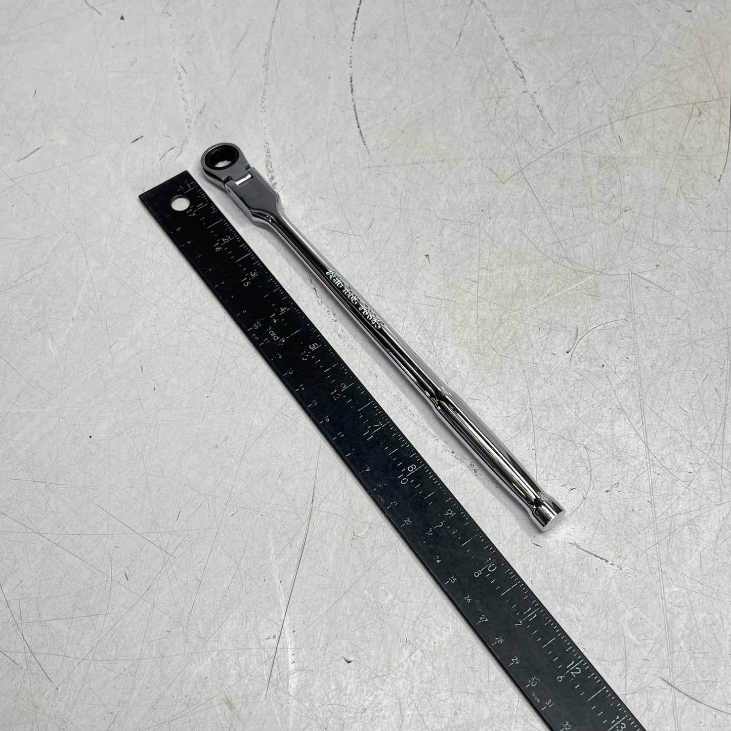 ASTRO PNEUMATIC Long Flex Head Ratchet Wrench 1/4″ Nano Sockets Chrome 78345