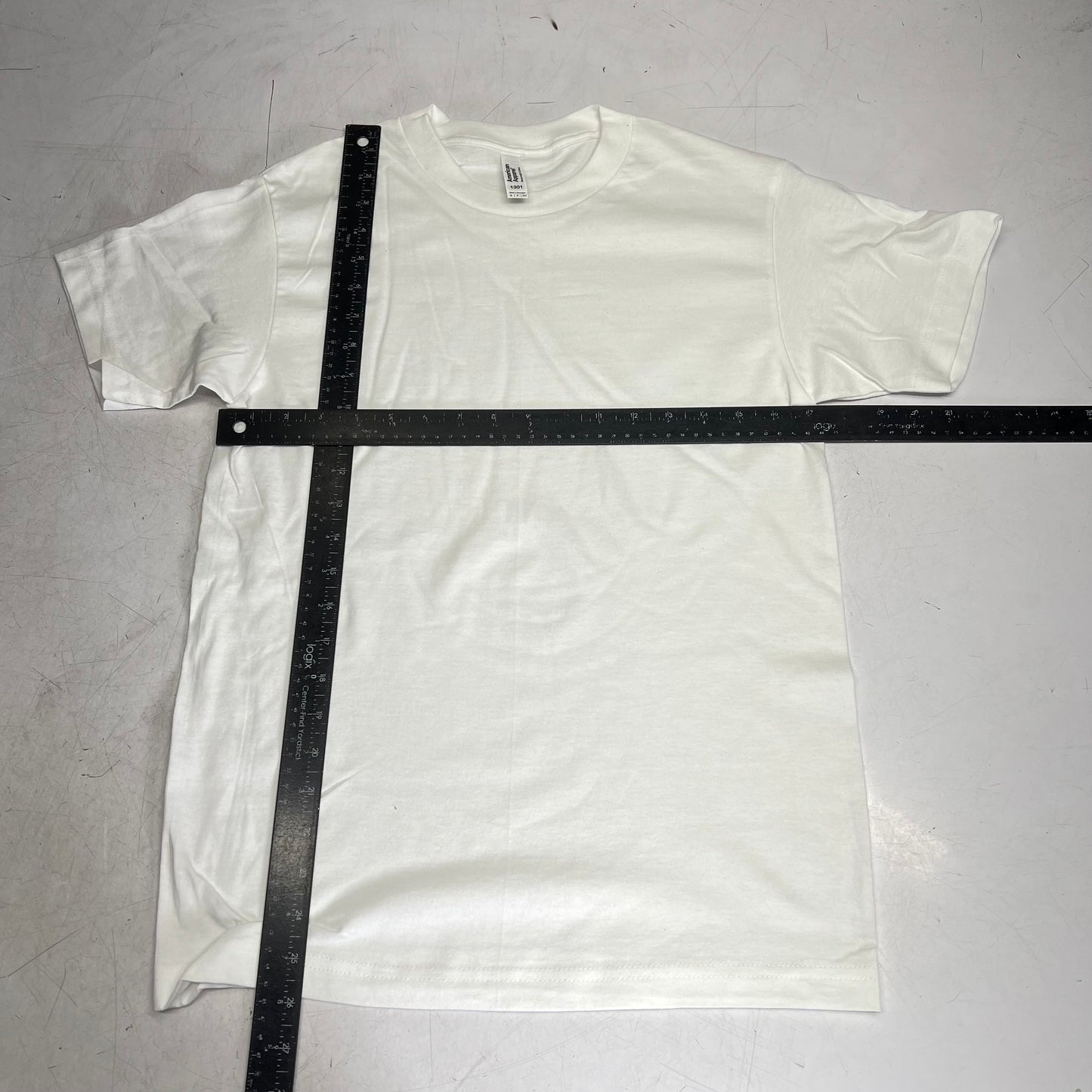 ZA@ AMERICAN APPAREL (12 PACK) Heavyweight Cotton Tee  Men's Sz S White 1301