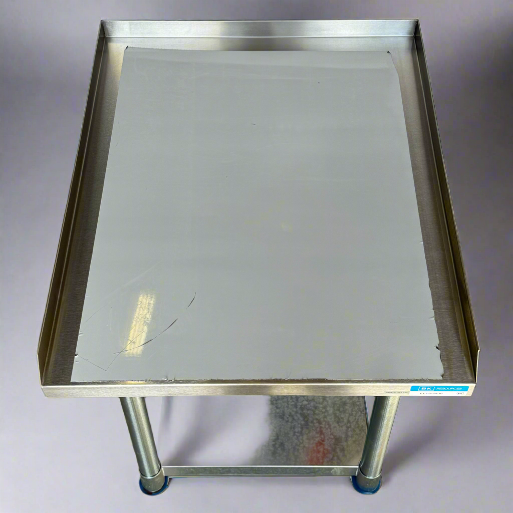 BK RESOURCES 430 Stainless Steel Table EETS-2430 30”Lx25”Hx24”W Silver