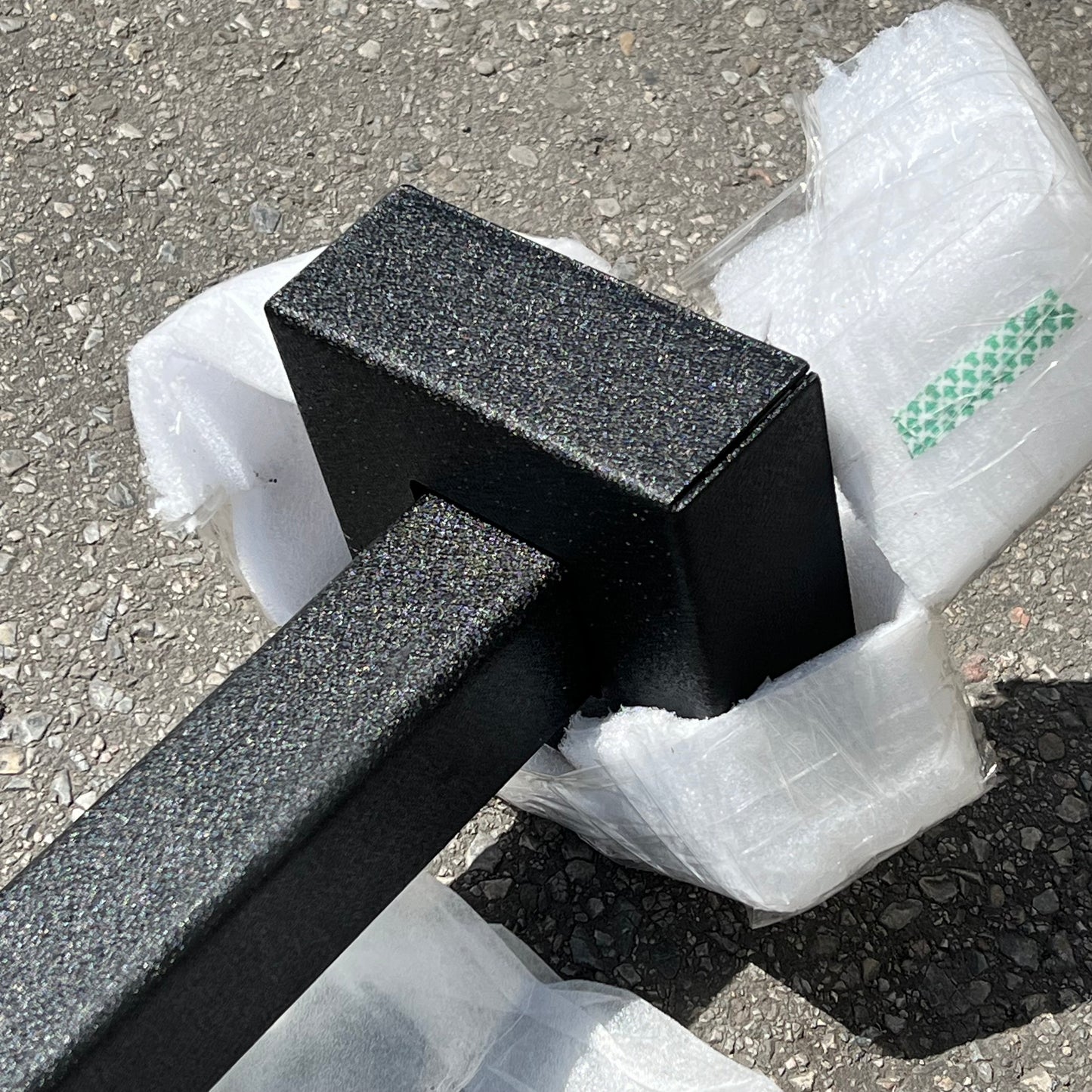 PEDESTAL PRO Low Profile Carbon Steel Gooseneck Pedestal 42" Black 42-2LP