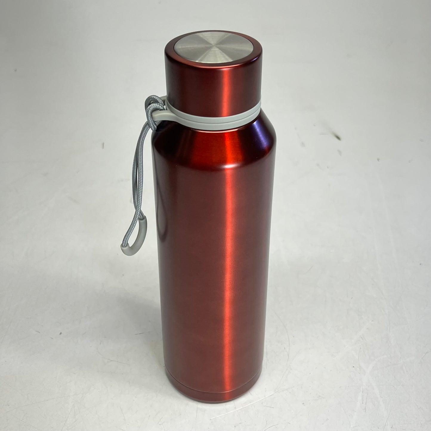 CHRISTIAN ART GIFTS Proverbs 3:5 SS Water Bottle 24 Fl Oz Metallic Pomegranate