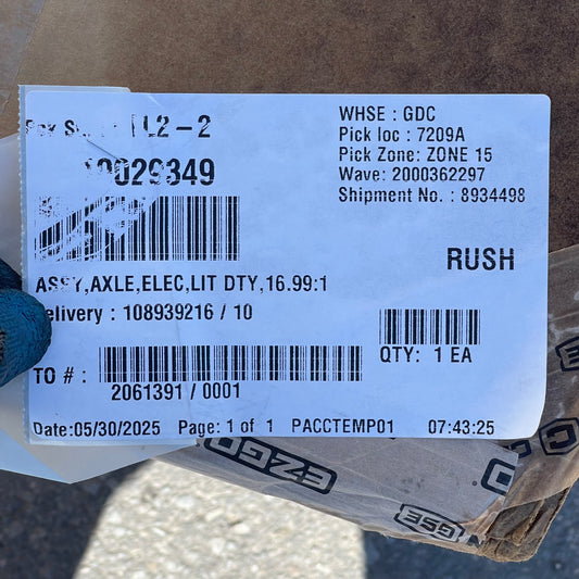 SCHAFER H-12 Light Duty Rear Axle Assembly 16.99:1 for E-Z-GO Golf Cart