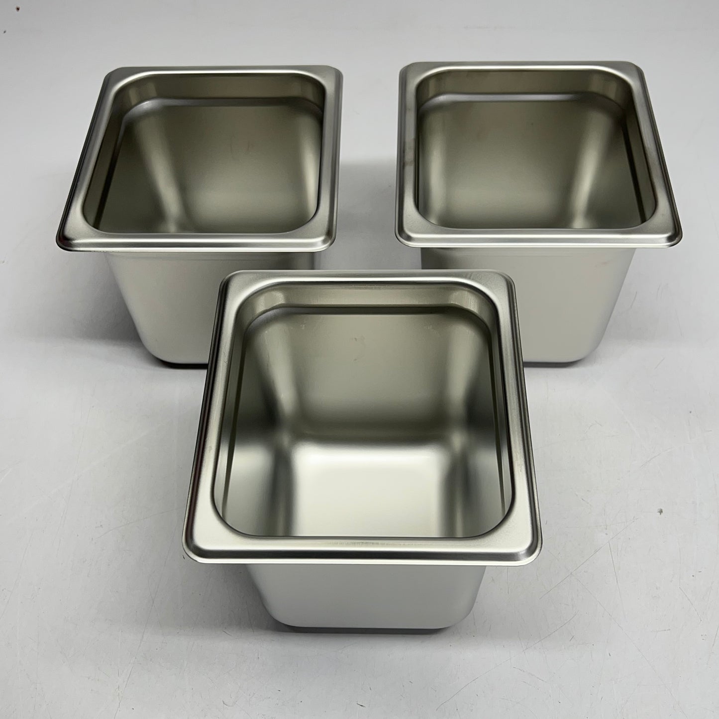 CARLISLE (3 PACK) Durapan Light Gauge Ss Steam Table Pan 1/6 Sz 6" Deep 607166