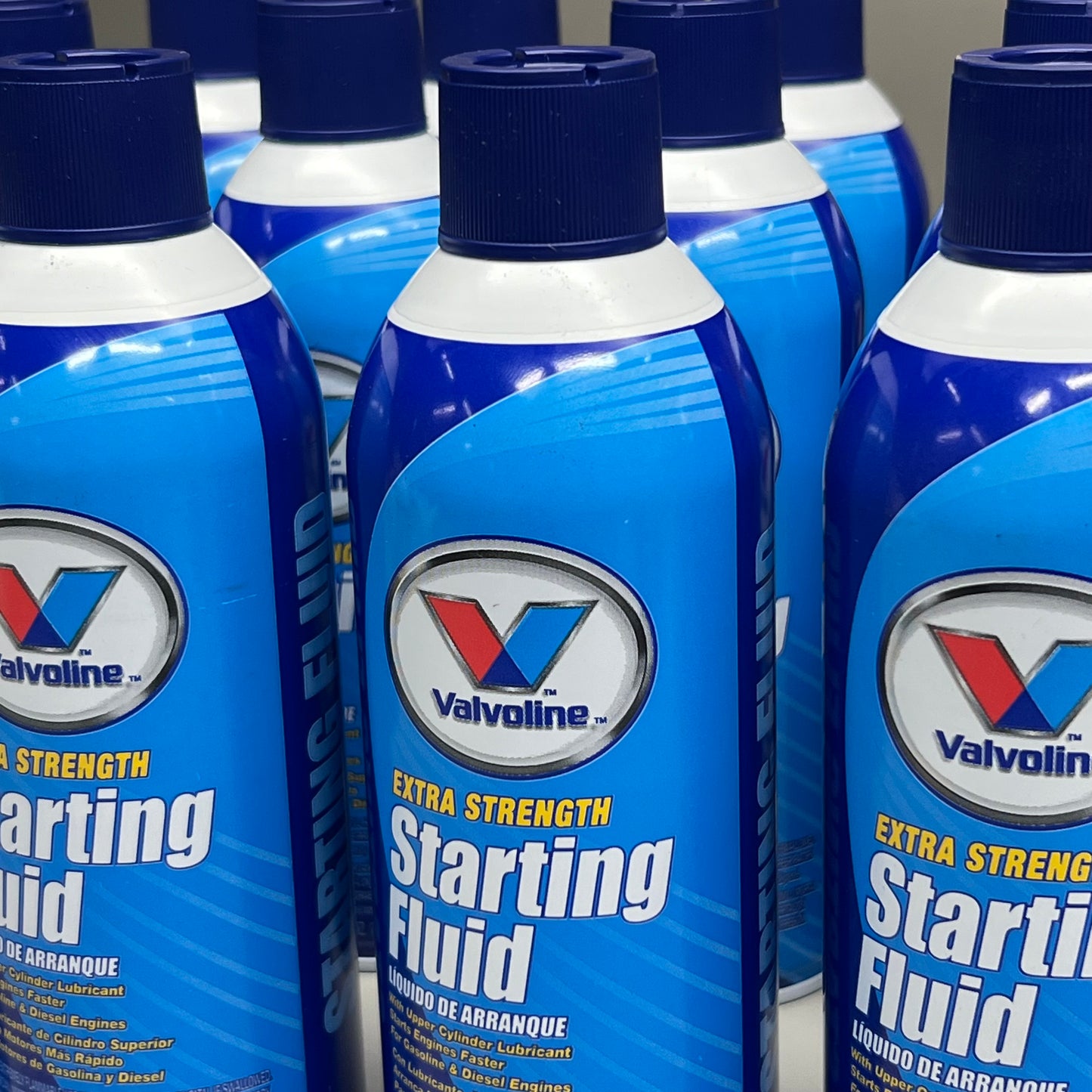 VALVOLINE (12 PACK) Starting Fluid Extra Strength 11 oz per Can