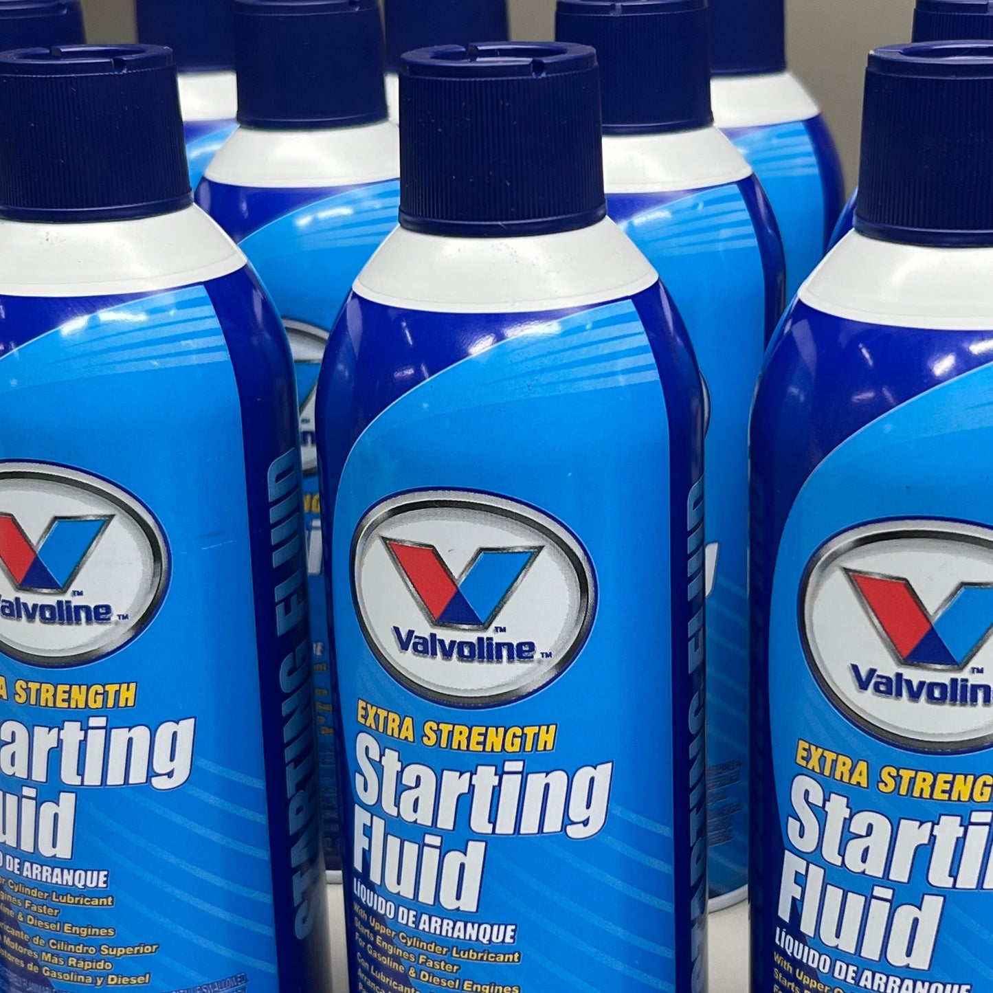 ZA@ VALVOLINE (12 PACK) Starting Fluid Extra Strength 11 oz per Can C