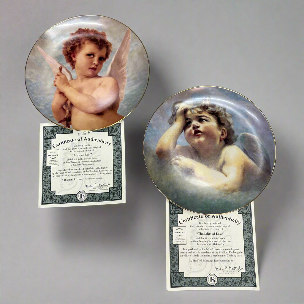 THE BRADFORD EXCHANGE (10 PACK) Collectable Plates By William Bouguereau