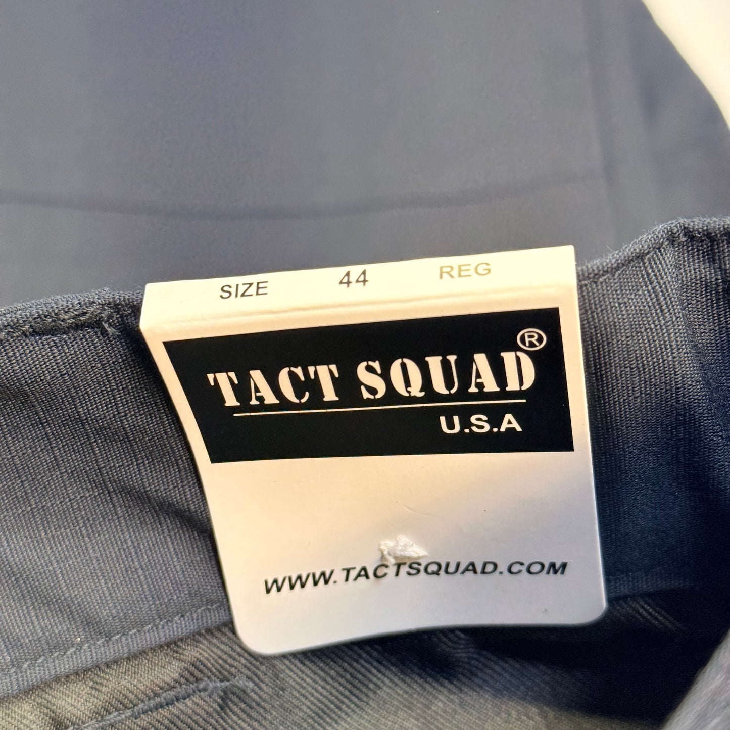 TACT SQUAD Tact Stretch Mini Ripstop Trouser Poly/Cotton Men's Sz 44 Dk Navy T7511