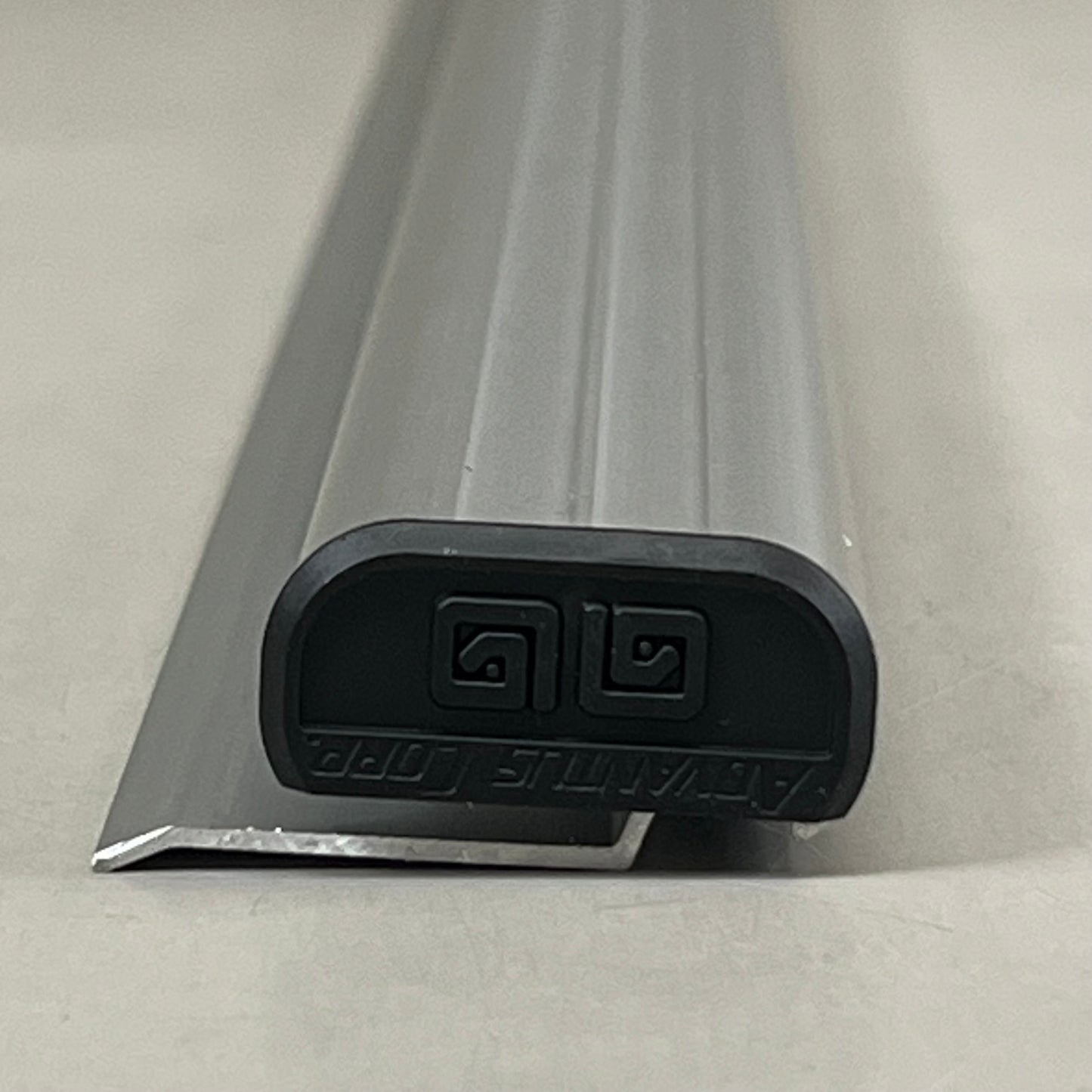 ADVANTUS Grip-A-Strip Display Rail 36x1.5 Aluminum Finish 091141020057