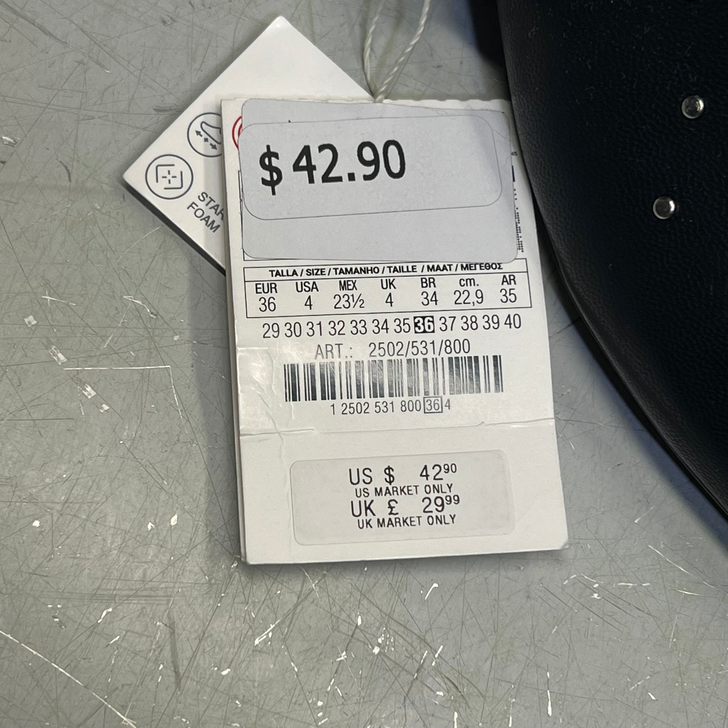 ZA@ ZARA Lot Of Assorted Shoes Sneakers, Sandal & Ballet Shoe Women's Sz 36