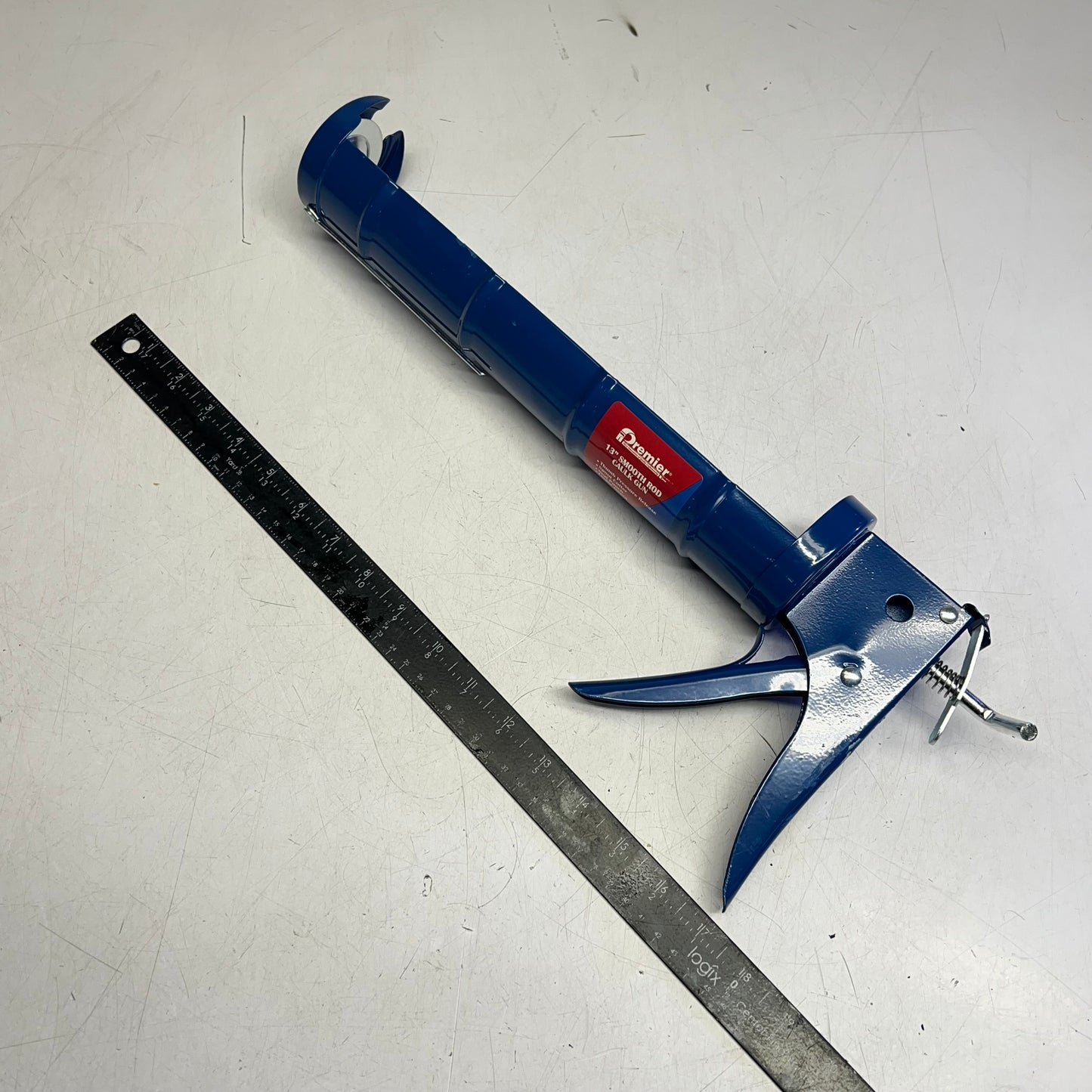 ZA@ PREMIER Paint Roller Caulk Gun Standard Half Barrel Smooth 13" Blue 791