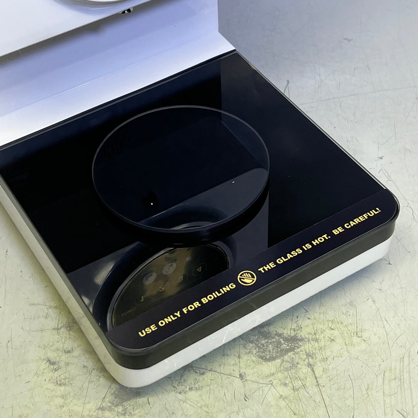 EZ COOK The Touch On Compact Ramyun Cooker Adjustable Settings White/Black H5600