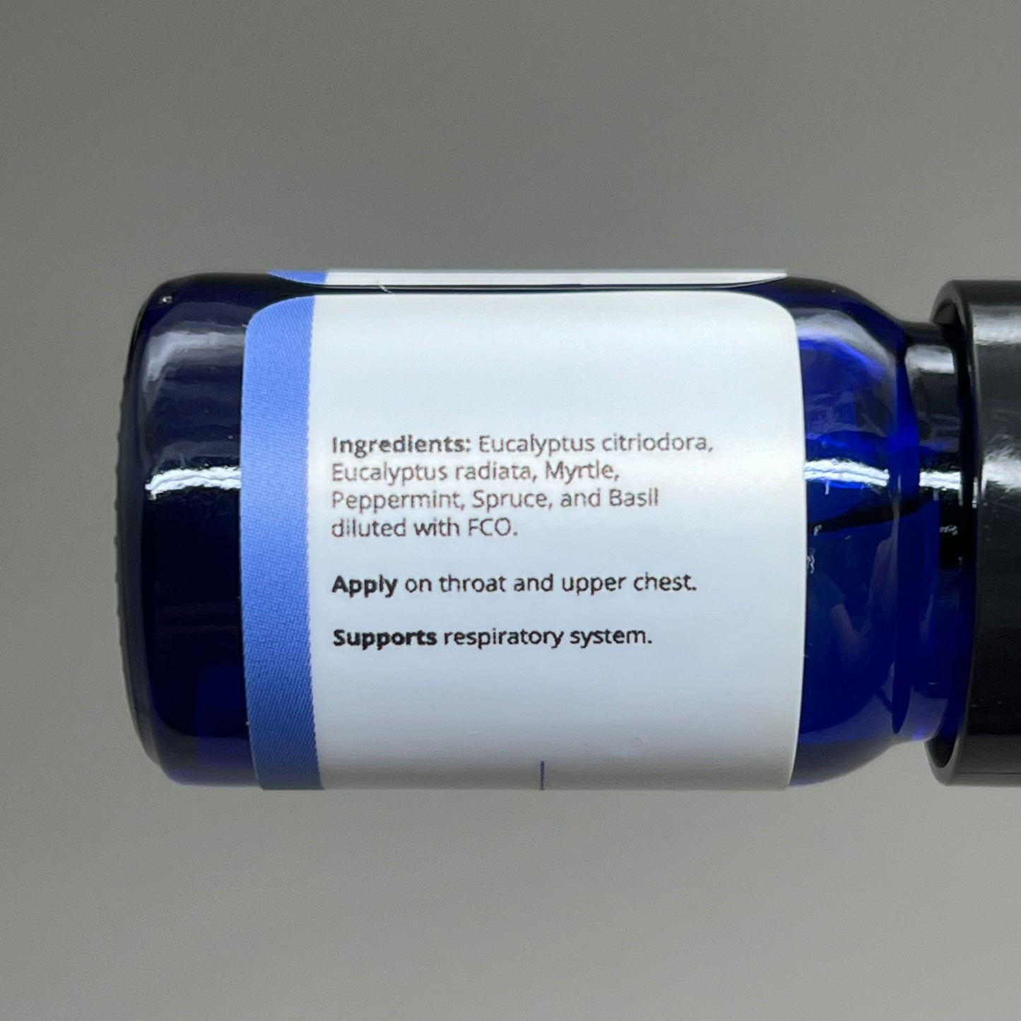 VIBRANT BLUE OILS Therapeutic Symptom Support Breathe Organic Essential Oil 5mL