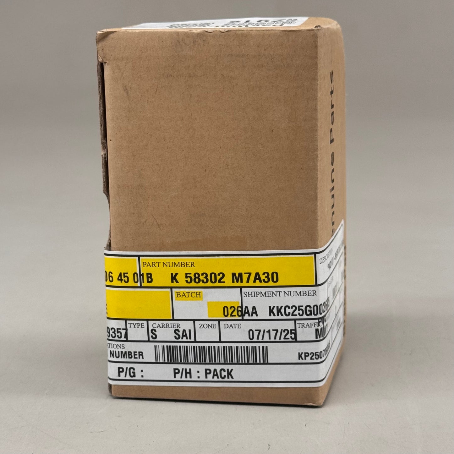 KIA Pad Kit-rear Disc-genuine Parts  Forte 19-24 58302M7A30