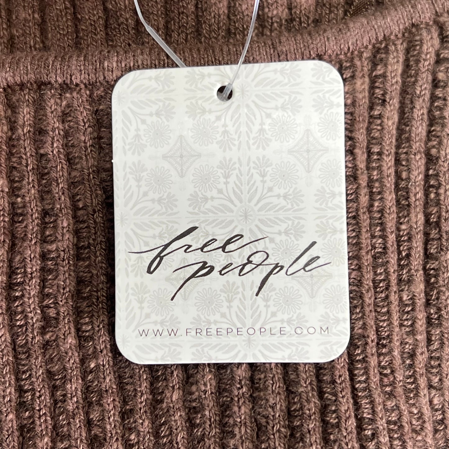 FREE PEOPLE Free Est Lizzie Sweater Top Scoop Neck Womens Sz XL Carafe OB2182105