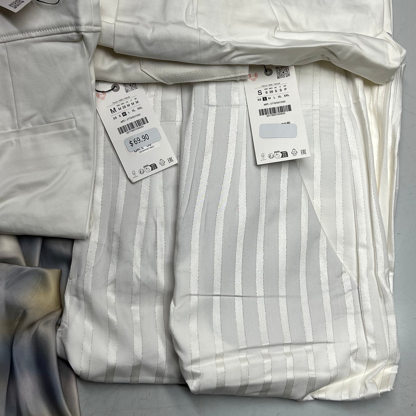 ZA@ ZARA Lot of Assorted Clothing Tops & Bottoms Women's Sz S & M Multicolor