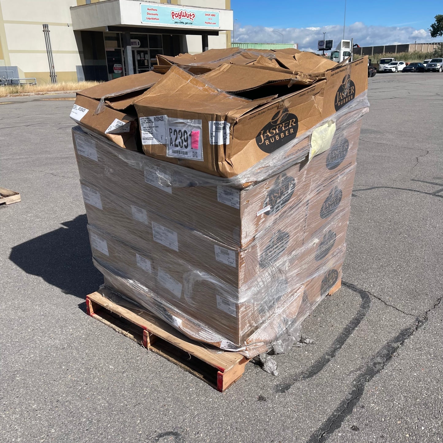 ZA@ Pallet of JASPER RUBBER Rectangle Gaskets 9"x6" 002652237 (AS-IS)(B)