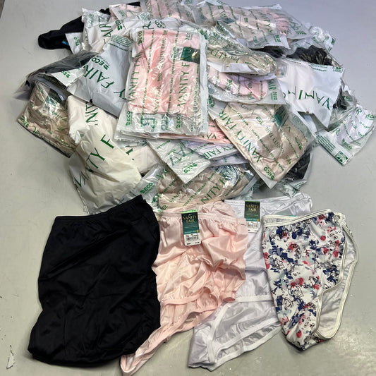 ZA@ VANITIY FAIR Lot Of Assorted Style Underwear Women's Variety of Sz Multicolor