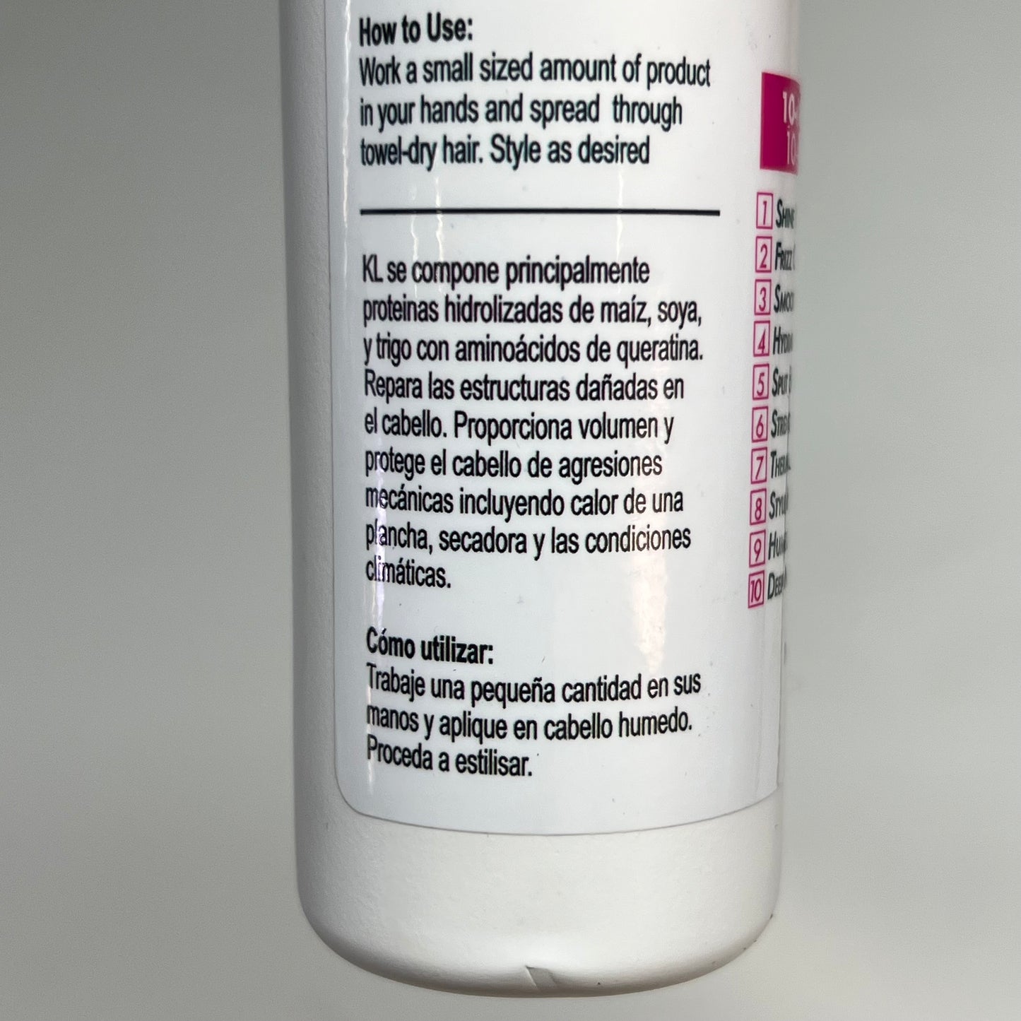 ARTISTAS A LA OBRA Keratin Leave-In Lotion For Hair Repair 100 mL 3.4 fl oz