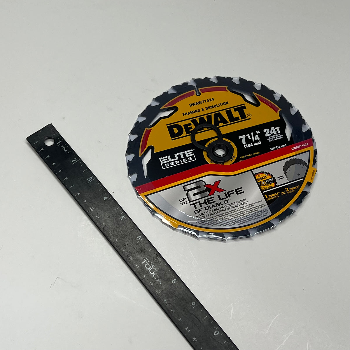 DEWALT (5 PACK) Elite Series Circular Saw Blade Demolition 7 1/4" DWAW|71424