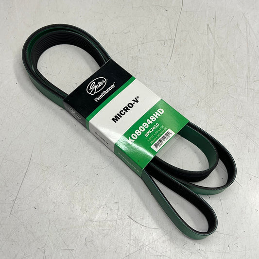 GATES Fleetrunner Micro-v Serpentine Belt  8 Rib 95-5/16"  Black K080948HD