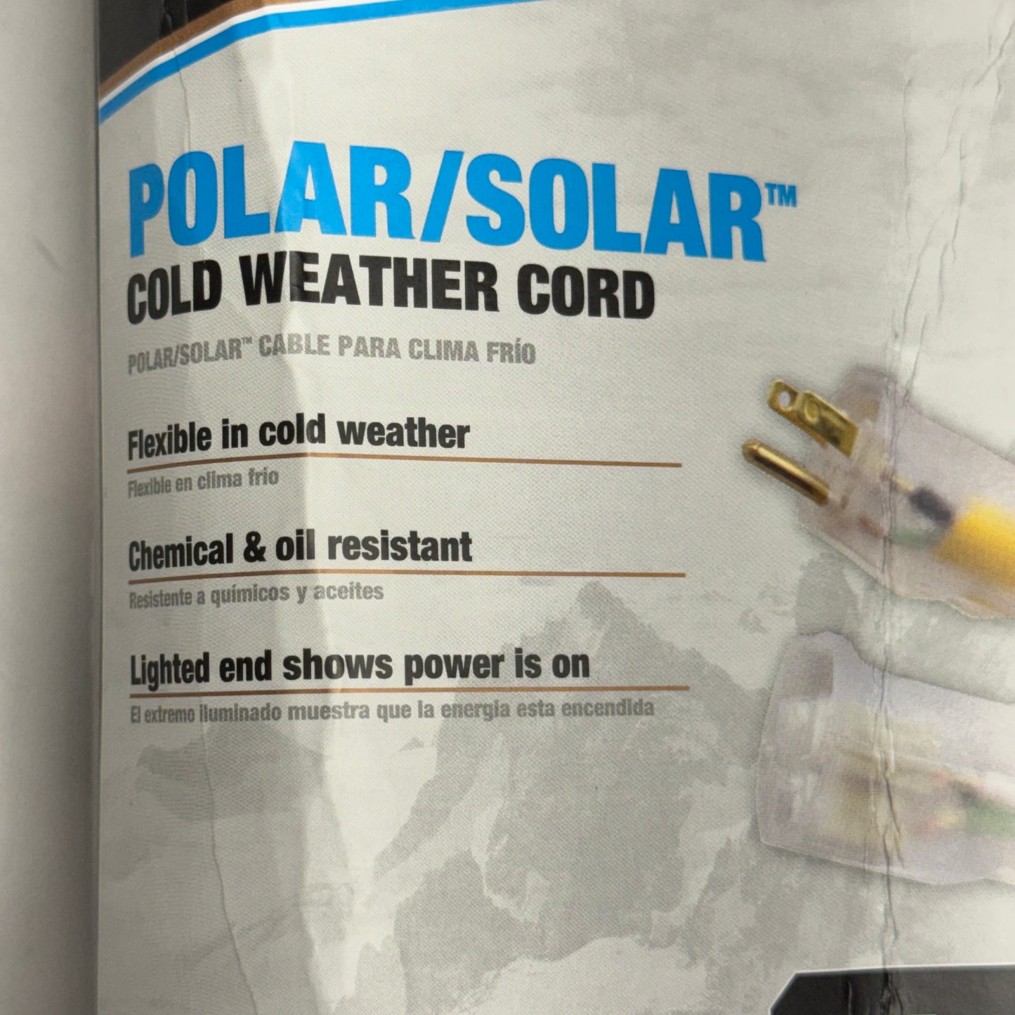 SOUTHWIRE Solar Cold Weather Cord 14/3 25 ft. 1487SW0002