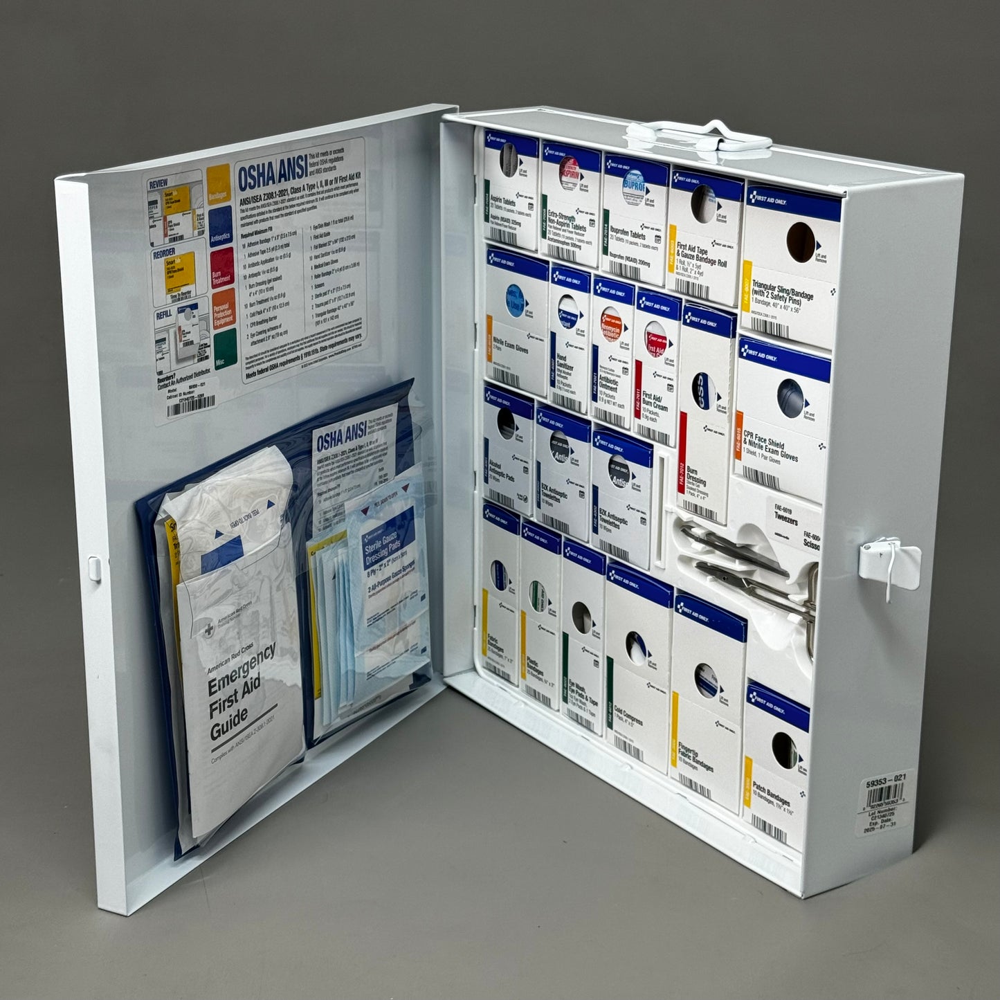 VESTIS FIRST AID 50 Person Large Metal Cabinet With Medication 7/25 59353-021 920013231