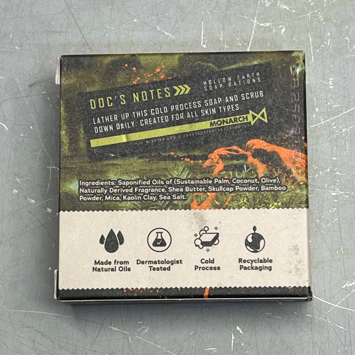 DR SQUATCH (2 PACK) Kong Krush Medium Grit Natural Bar Soap LIMITED EDITION 5 oz