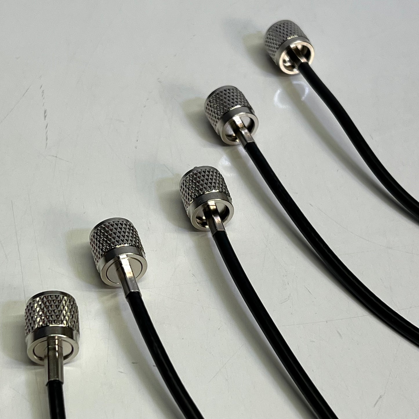 PANA PACIFIC CB Single Antenna Cable Pro58U-A95 Coax 12" Chrome/Black