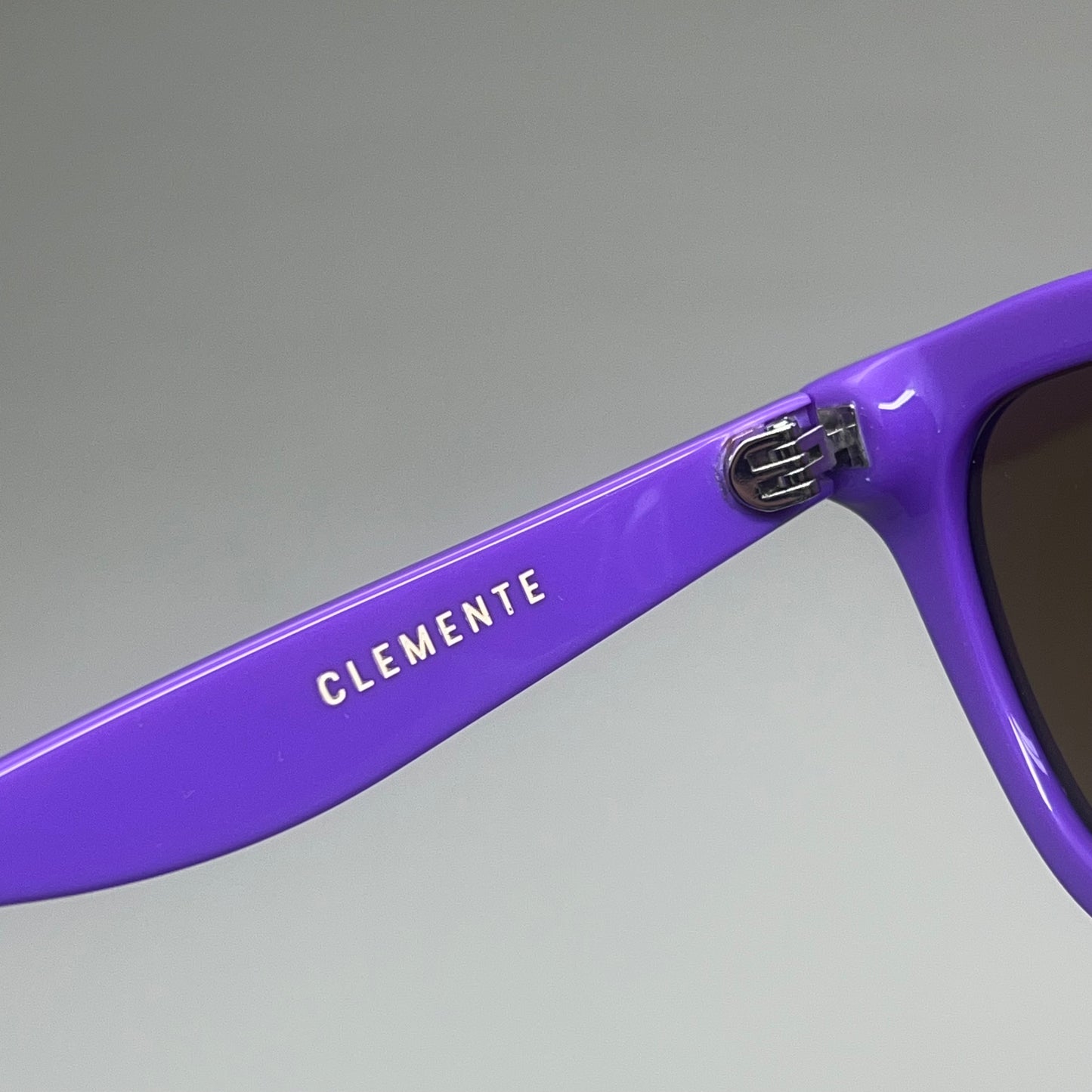 FRIDA MAE CHEEK Clemente Square Polarized Lens Sunglasses Purple SUN-SQUARE-PUR