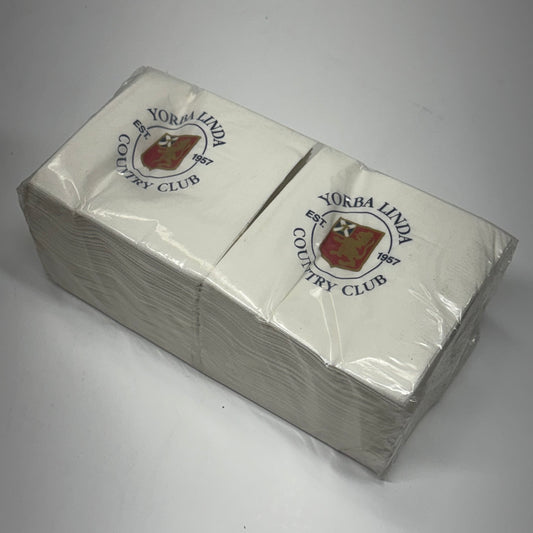 ZA@ NATURE'S LINEN (3000 PACK) Premium Beverage Napkins Sz 10" x 10", White CP300 (AS-IS, Distressed Box)