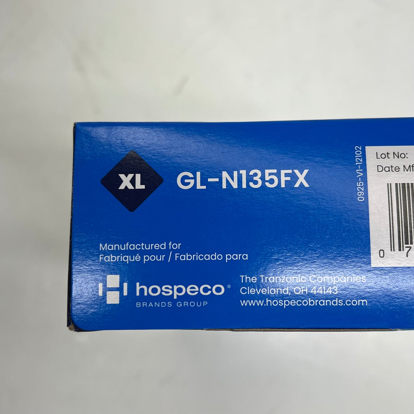SAFETY ZONE (10 PACK, 100 EACH)  Powder Free Nitrile Examination Gloves Sz XL