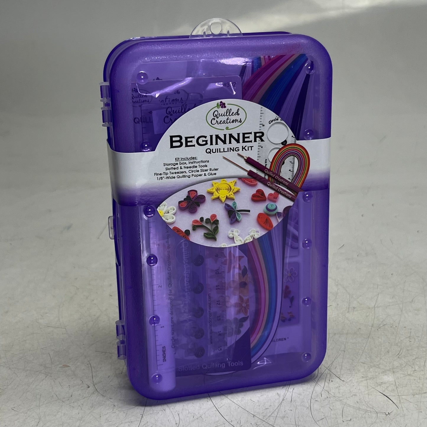 BEGINNER Quilling Beginner Kit 9" x 5" x 2" Box Size, 465351