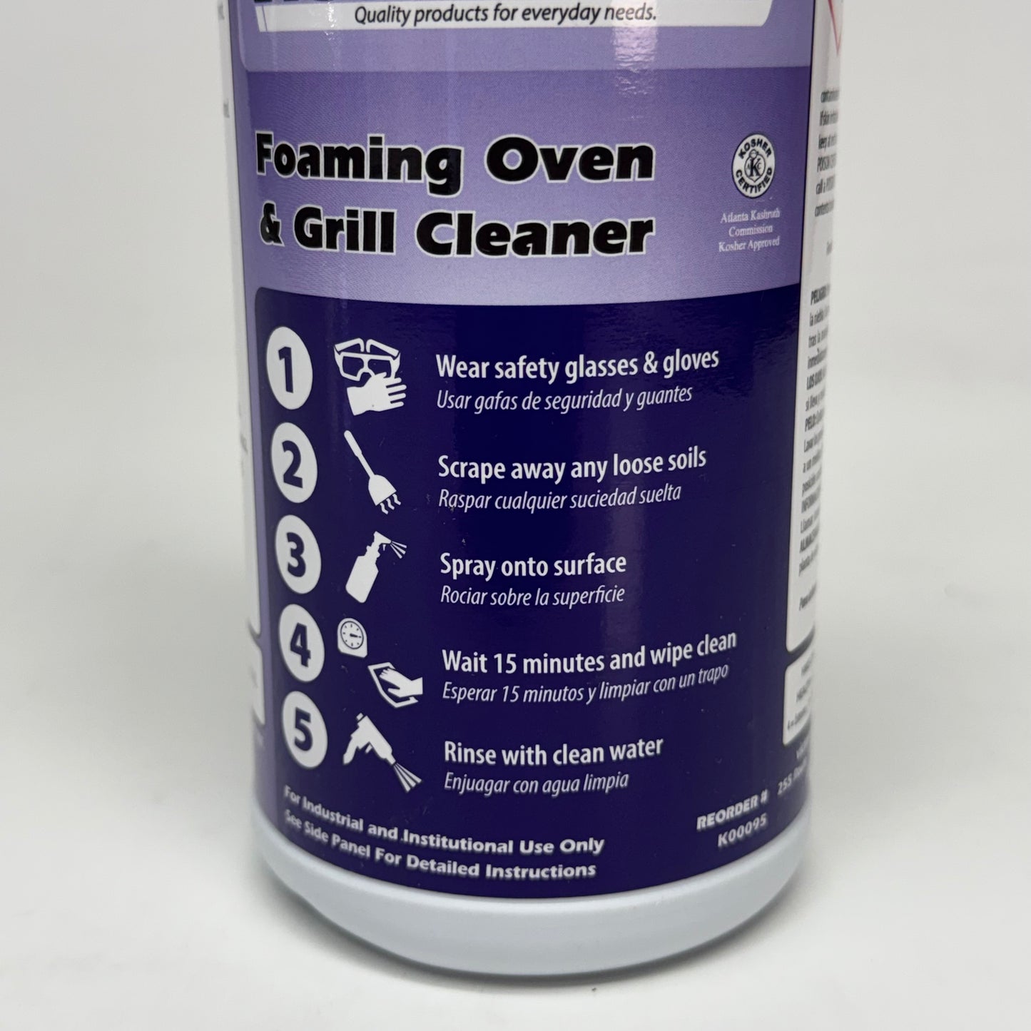 VICTORIA BAY (12 PACK) Heavy-Duty Foaming Oven & Grill Cleaner 32 fl oz. K00095
