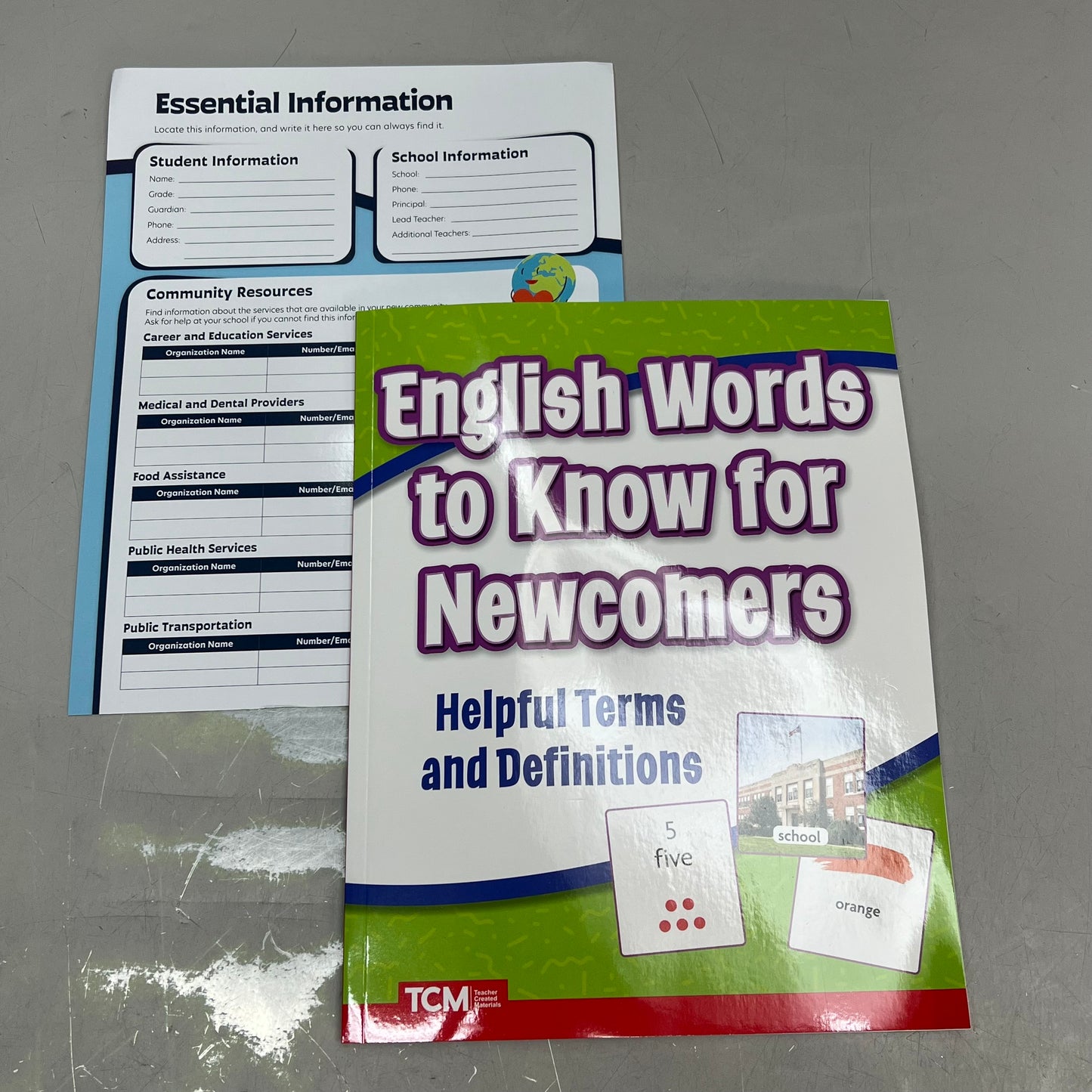 ZA@ TEACHER CREATED MATERIALS Engage Newcomers 3rd Grade Backpack Kit Black 156614