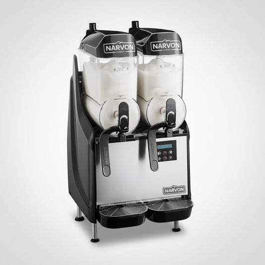 NARVON Double Pourover Granita Slushy Frozen Beverage Machine 1100W 378NSSM2