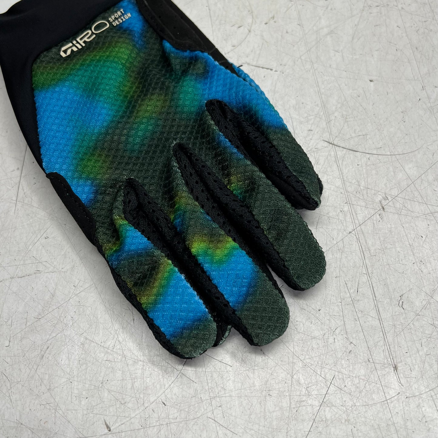 GIRO Trixter Glove Lightweight Instachill Fabric Unisex Sz XL Frequency Blue 7200373