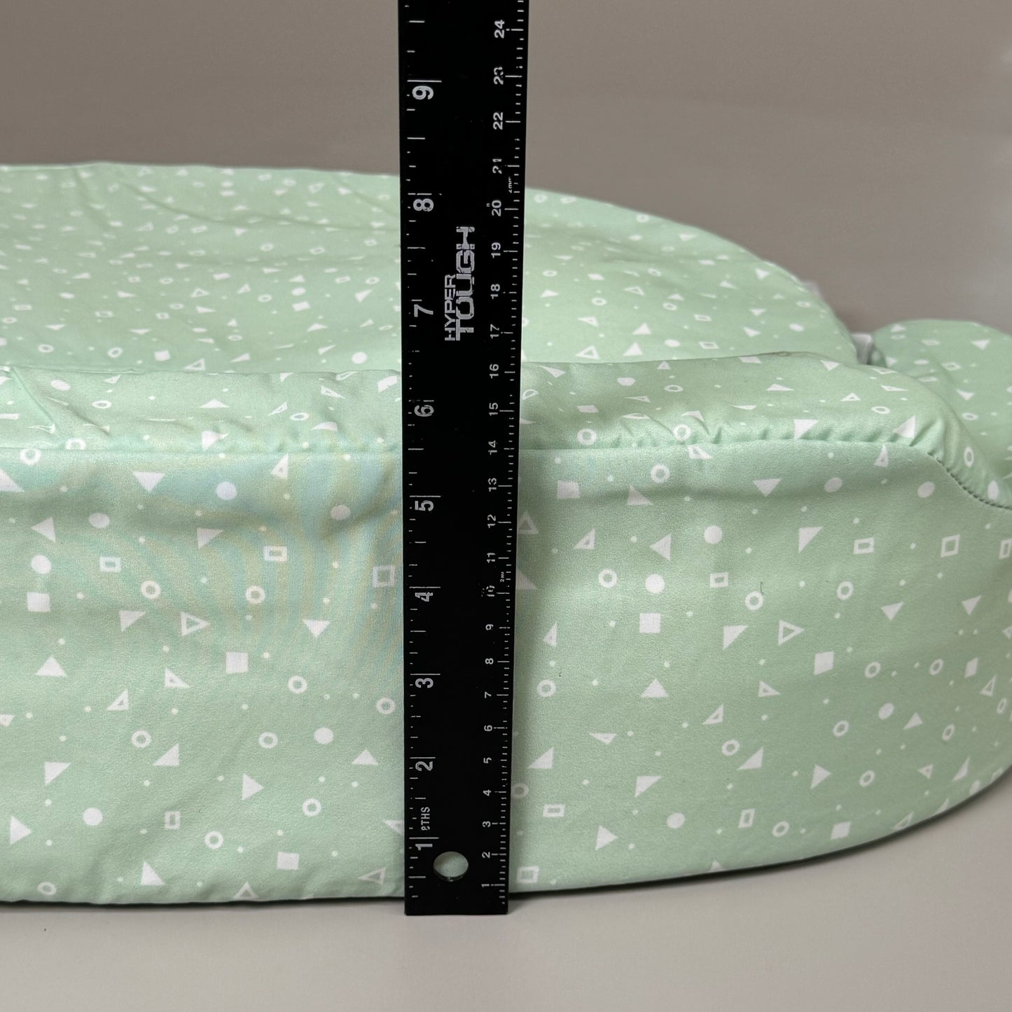 ZA@ MY BREAST FRIEND Original Side Pocket Nursing Pillow Support Mint Green 22" x 15"