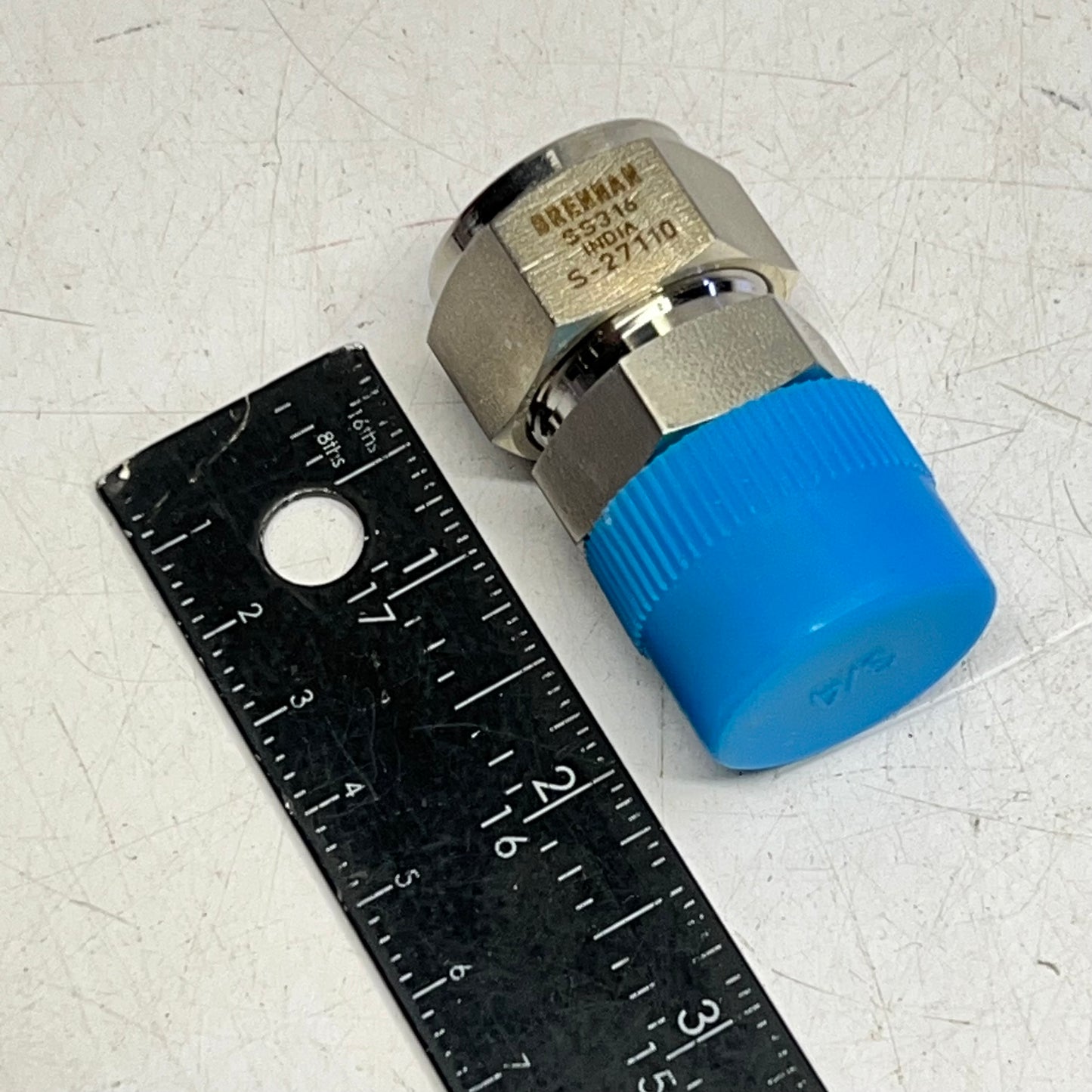 BRENNAN Ss Instrumentation 3/4" to 1/2" Fitting X Male Npt Straight 12 x 08  N2404-12-08-SS