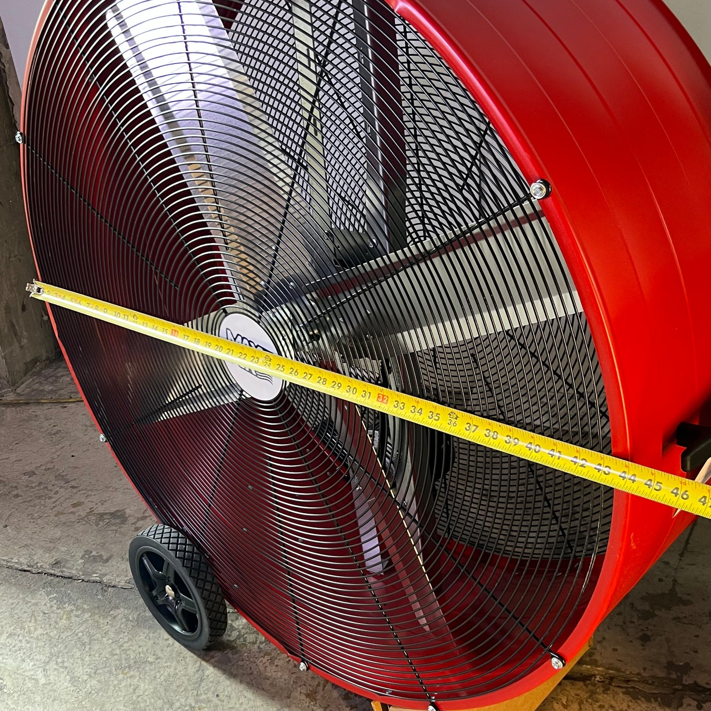 MAXX AIR 42" Industrial 2 Speed Belt Drive Portable Air Circulator - BF42BD RED