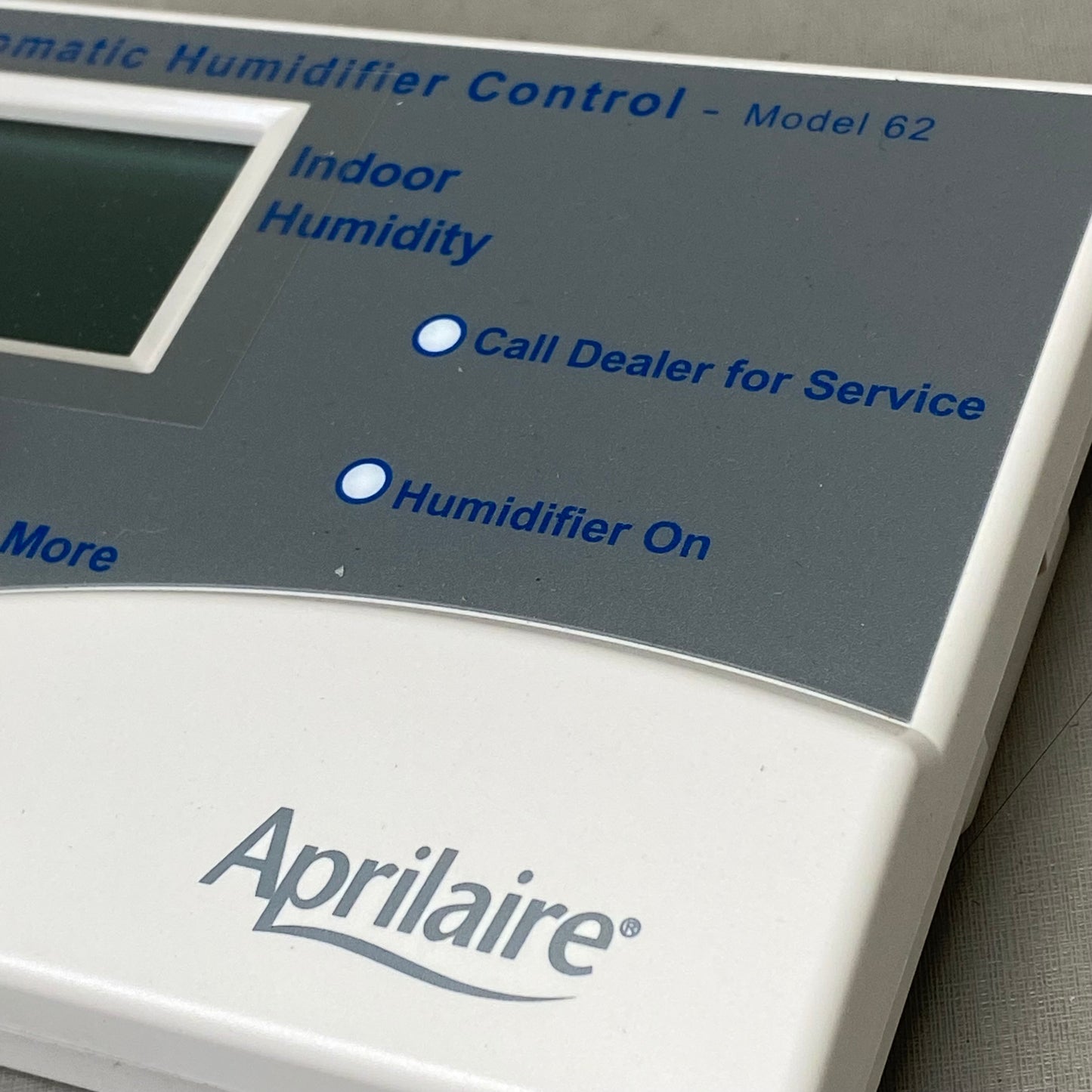 APRILAIRE Automatic Digital Humidifier Control 6.6"x4.5"x2.5" MODEL 62