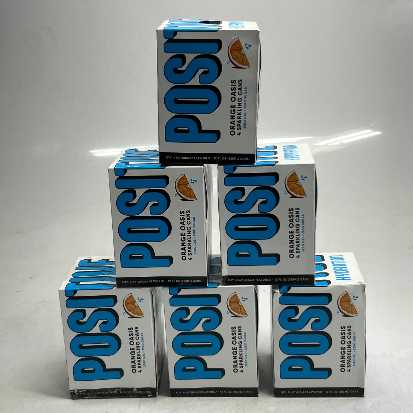 ZA@ POSITIVE (24 PACK) Hydration Orange Oasis 12 fl. oz. BB 08/26