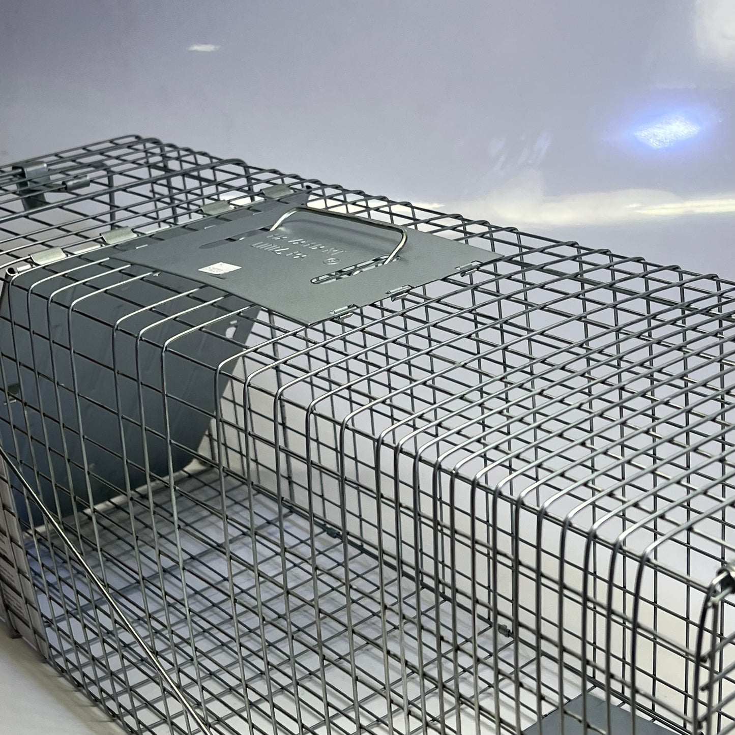 ZA@ HAVAHART All Metal One-Door Trap For Feral Cat Or Small Animals Grey 1079SR C