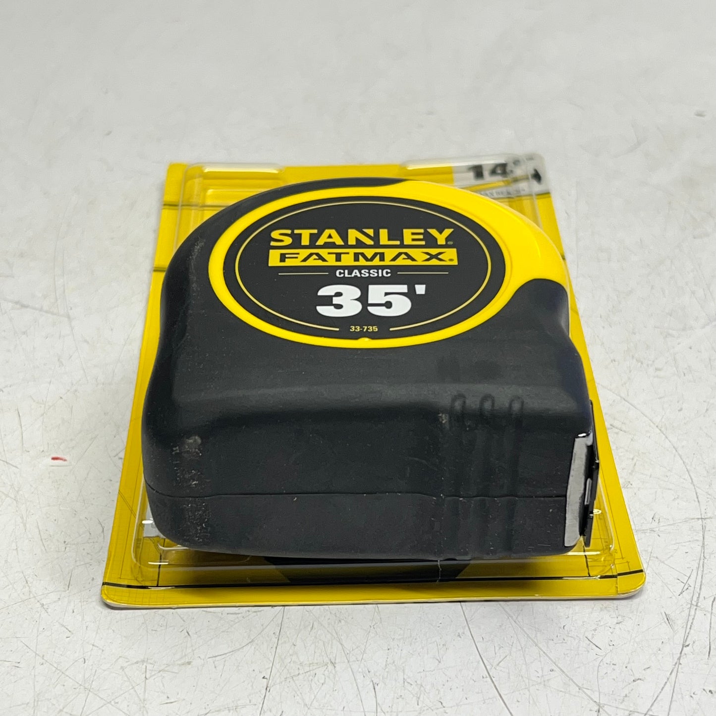 STANLEY Fatmax Tape Measure W/ Blade Armor & Impact Resistant Case 35' 33-735